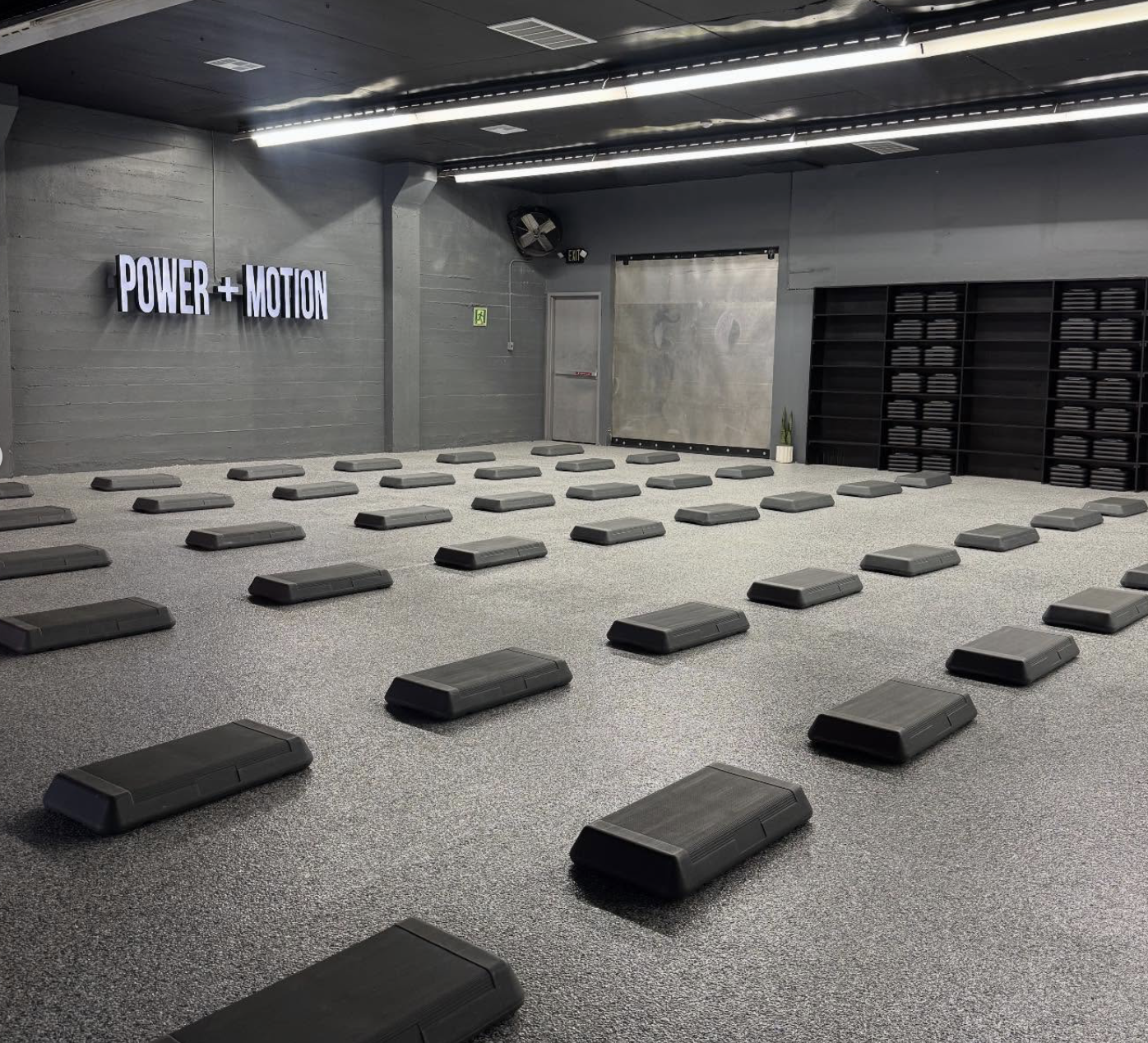 Power + Motion studio setup