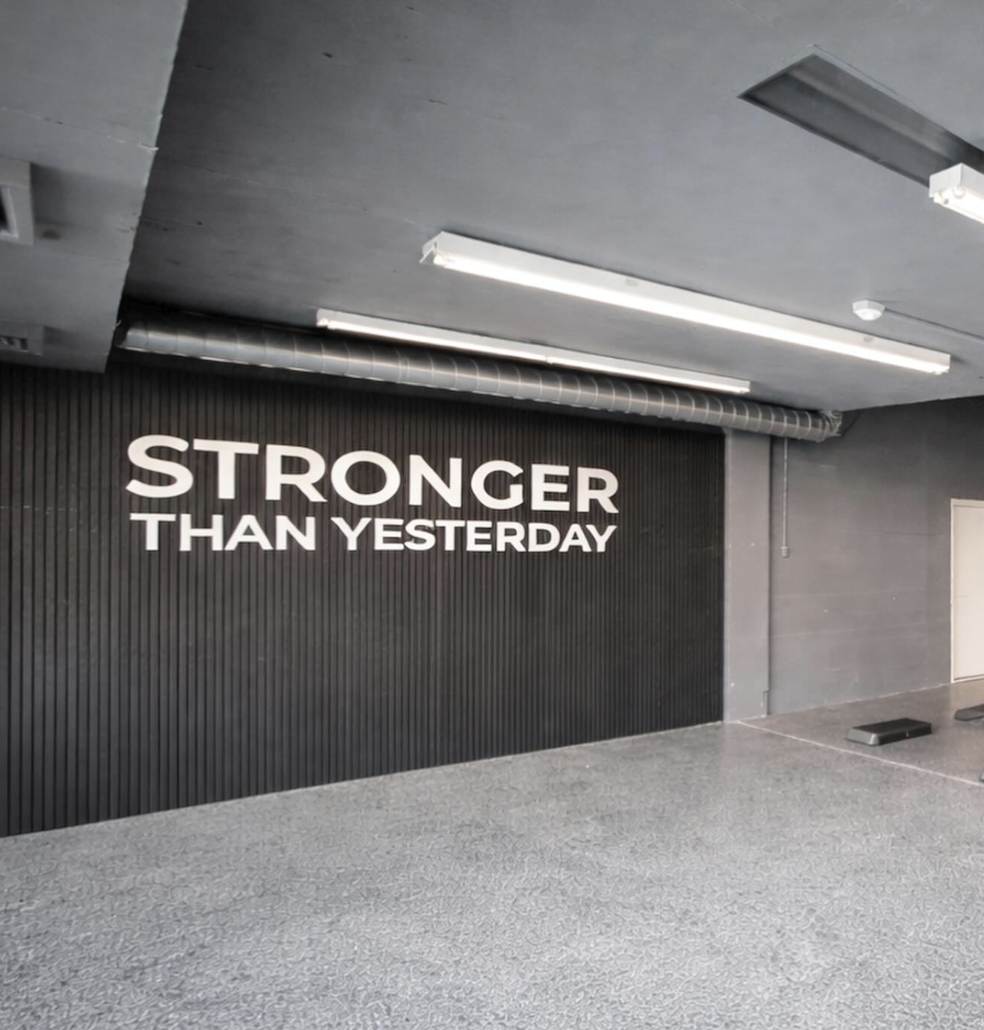 Stronger than yesterday wall